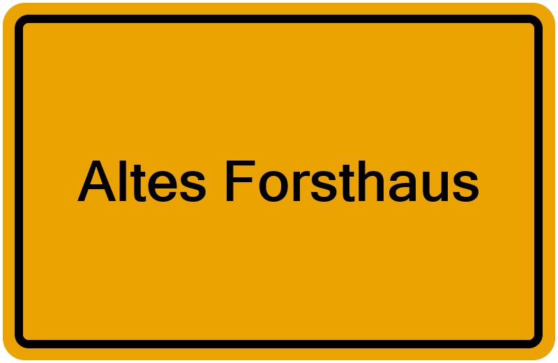 Handelsregister Altes Forsthaus